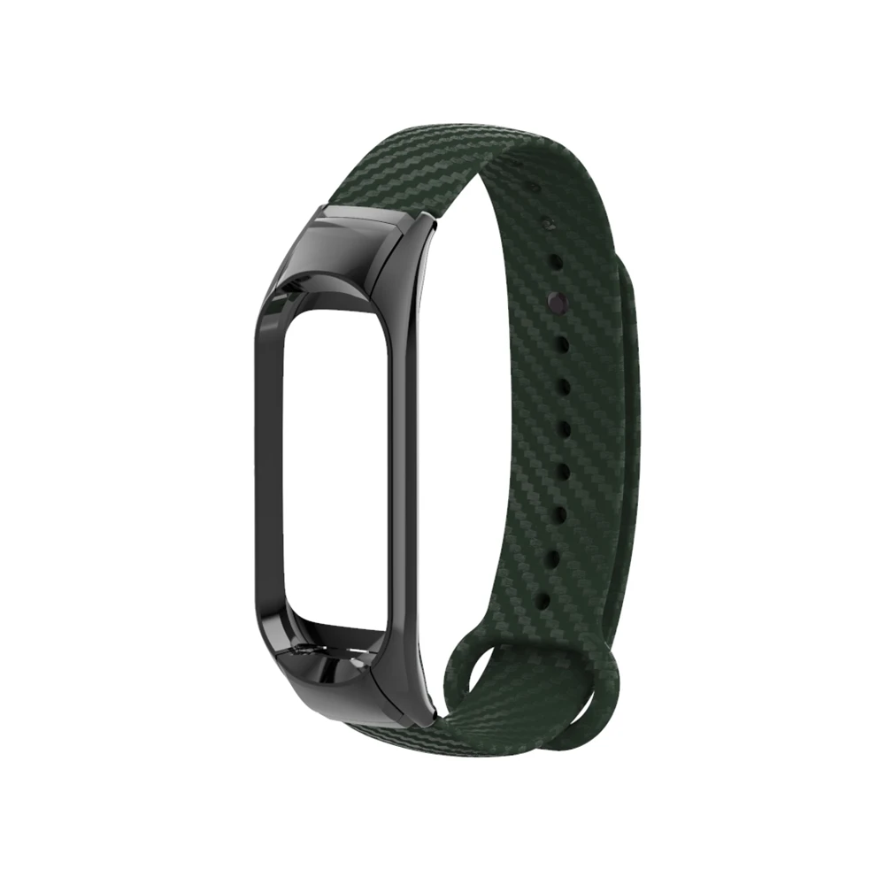 Цветной силиконовый ремешок mi Band 4 3 для mi Band 4 3 браслет из углеродного волокна для Xiaomi mi band 4 удлиненный спортивный ремешок mi Band 2