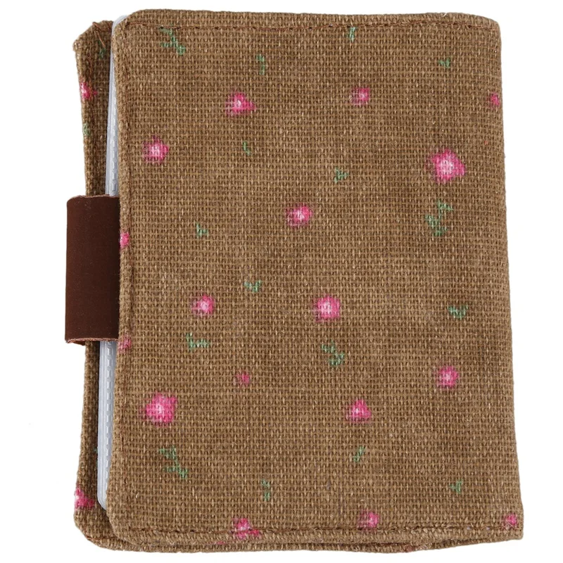 Новый элегантный Кантри Стиль Холст Кредитная Визитная карточка сумка Карманный