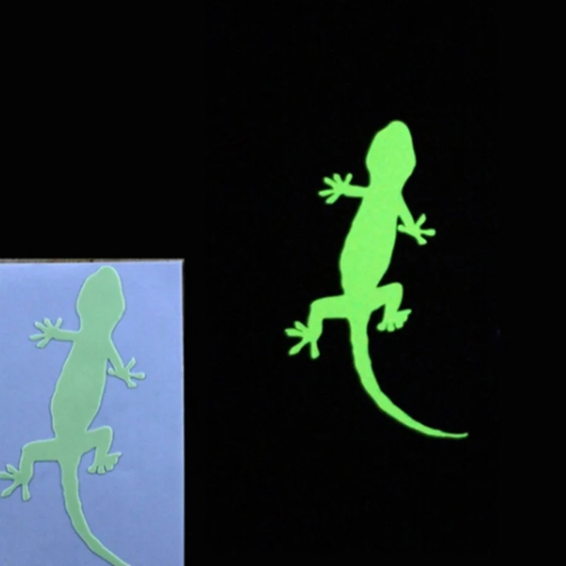 3D Gecko энергии хранения флуоресцентный светится в темноте светящиеся на стену