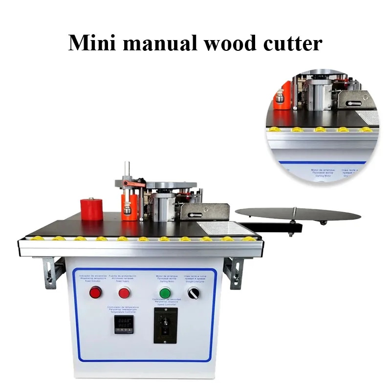 

Малая кромкооблицовочная машина с кромкооблицовочной машиной, портативная кромкооблицовочная машина из искусственного ПВХ
