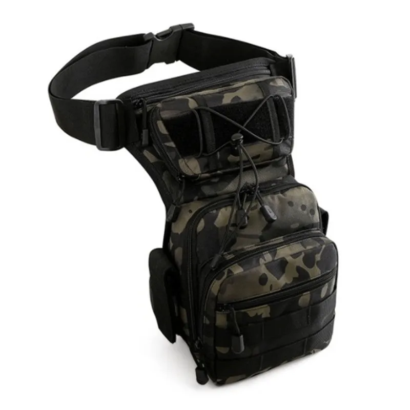

Upgraded outdoor tactical leg bag military fan 1000D nylon equipment waist bag fishing bag multi color optional mobile waist bag