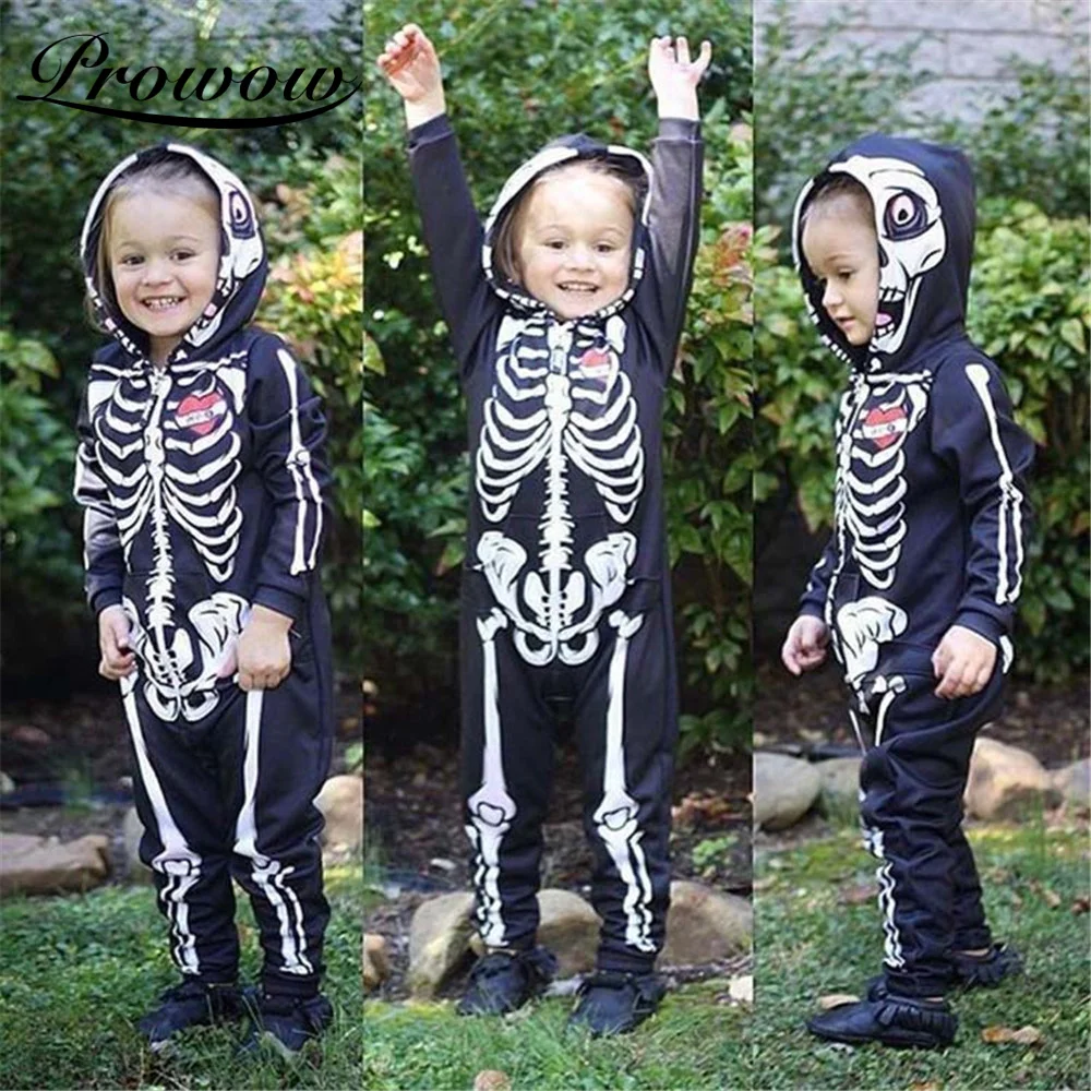 

Детский комбинезон со скелетом Prowow, модель 2021 года, Одежда для новорожденных мальчиков, праздничные детские комбинезоны, наряды для новорож...
