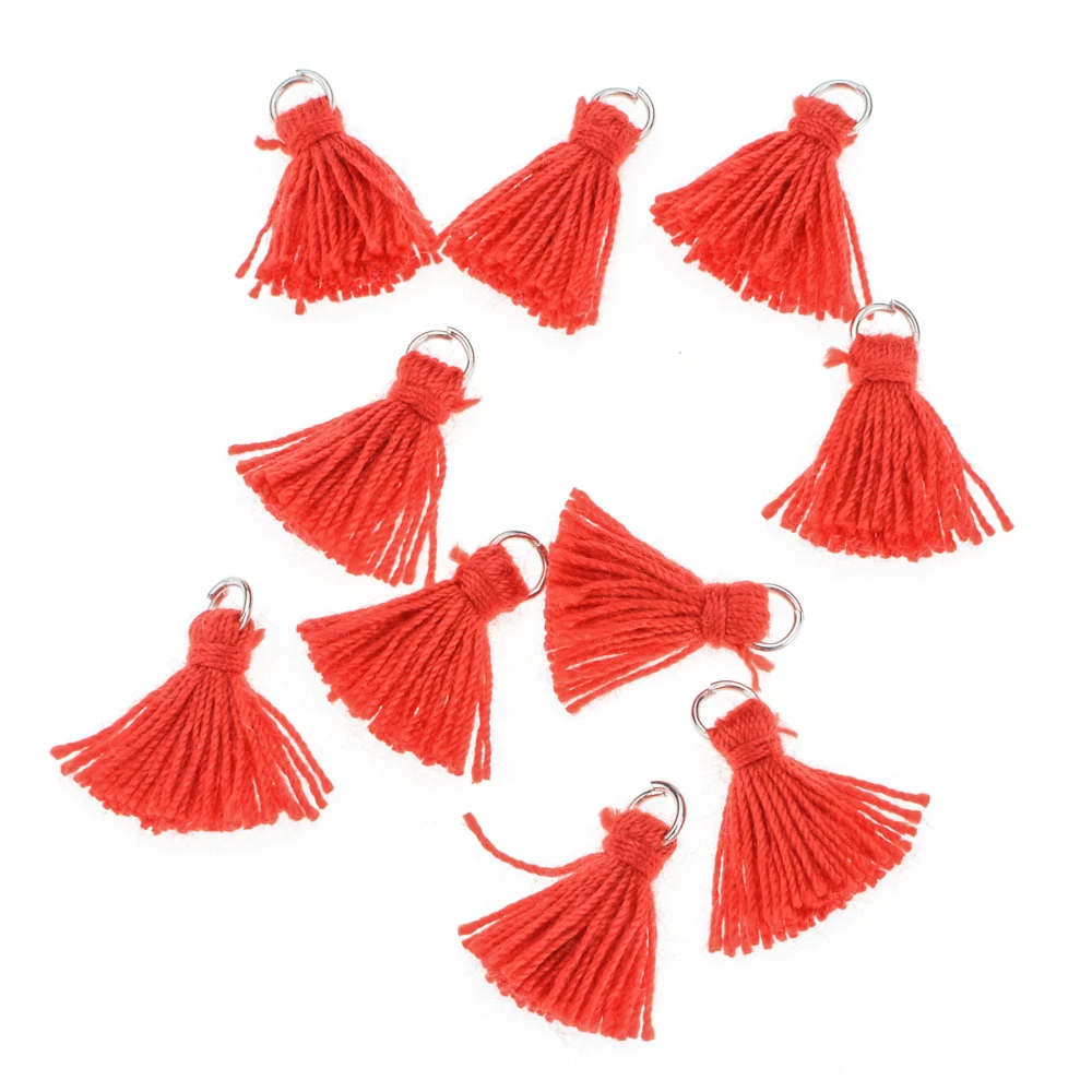 20 шт./лот Разноцветные Мини Подвески ручной работы с кисточками для изготовления