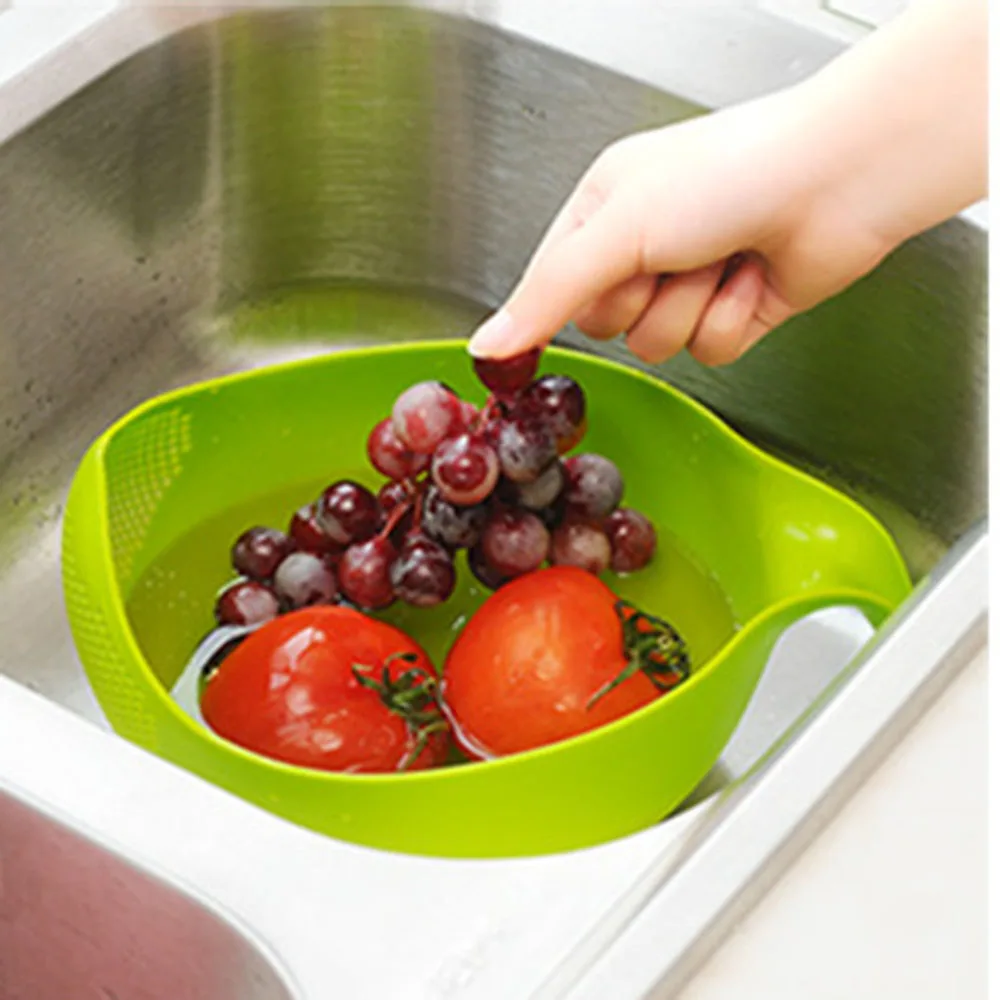 Прочный фильтр для промывки риса кухонный инструмент бобовые сито корзина