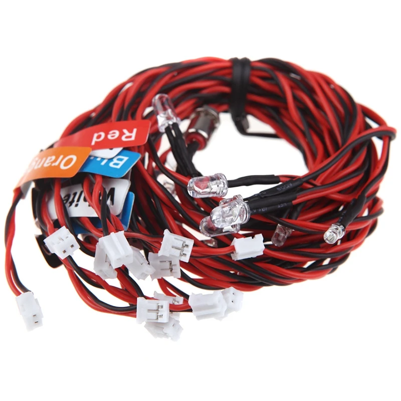 New Highlight 12 Led Flashing Light System For Rc Car G.T.Power Smart Ppm Fm Fs 2.4G Trucks 1/10 Scale Vehicle Part | Электроника