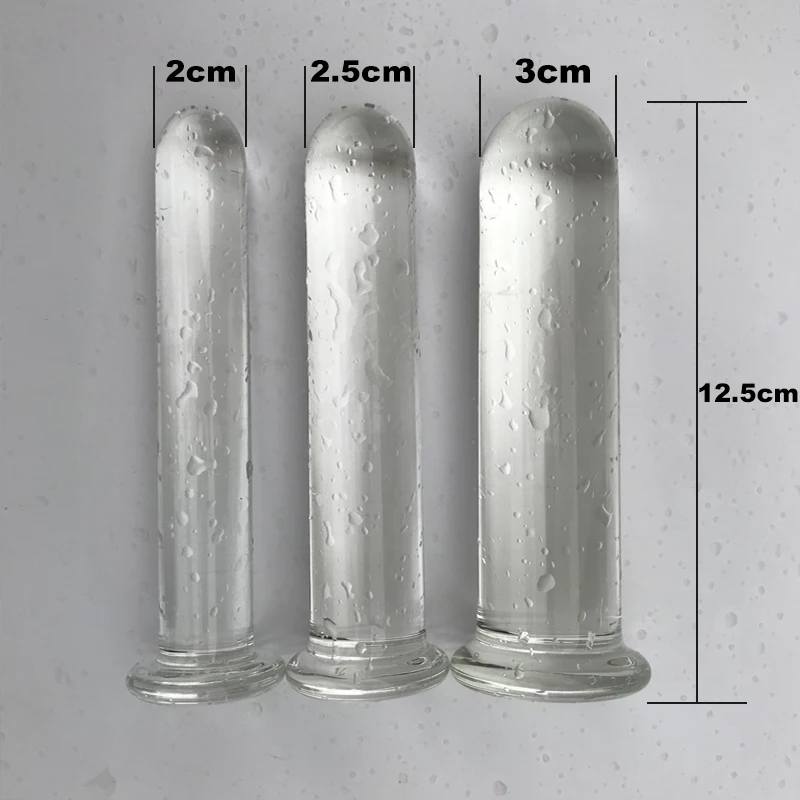 2/2 5/3 см стеклянный фаллоимитатор стеклянные анальные игрушки длинные Стеклянные