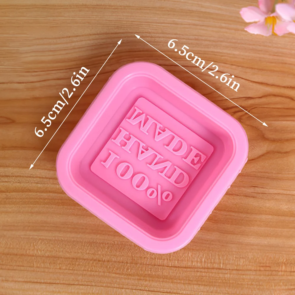 

Multifunctional Soap Molds For Soap Making Food-Grade Silicone Soap Mold square Cupcake Baking Pan Molds Making Supplies
