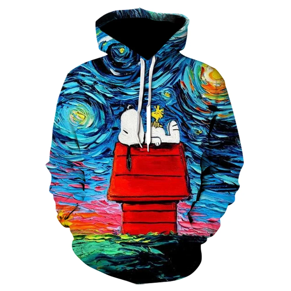 WE-778 Harajuku Van Gogh масляная живопись Звездная ночь 3D принт куртка Толстовка для женщин/мужчин хипстер шапка в готическом стиле Толстовка мужчин s толстовки - Цвет: WE-778