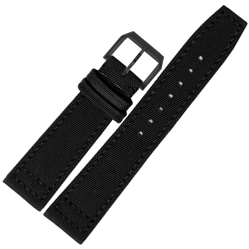 Nylon canvas watchband for IWC- PILOT Portugal Portofino watch strap 20mm 21mm 22mm bracelet black armygreen blue wrist belt
