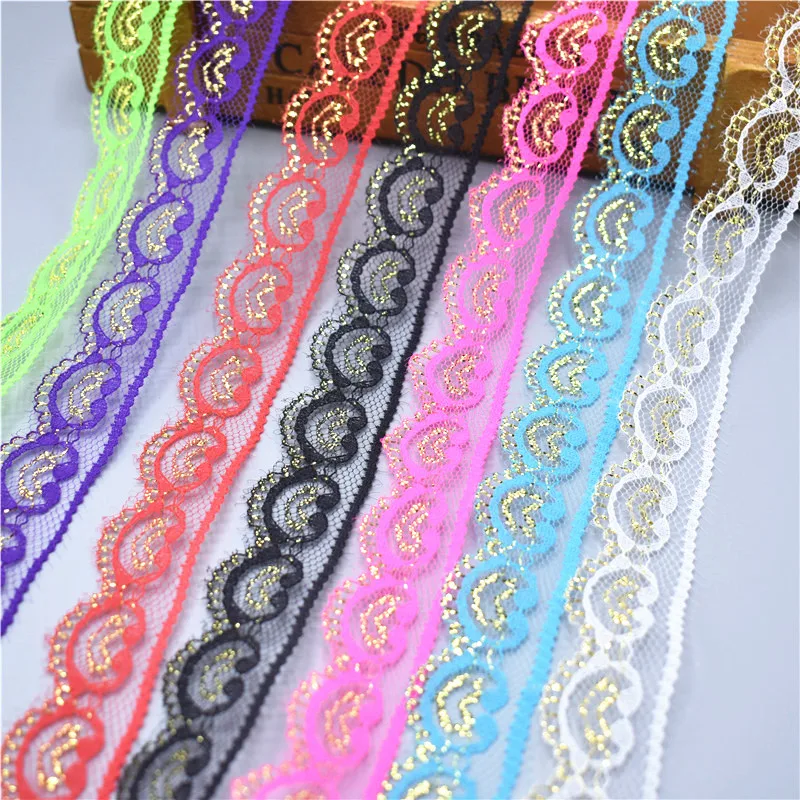 10 ярдов/партия 22 мм кружевная лента рулонная сделай сам одежда свадебное платье