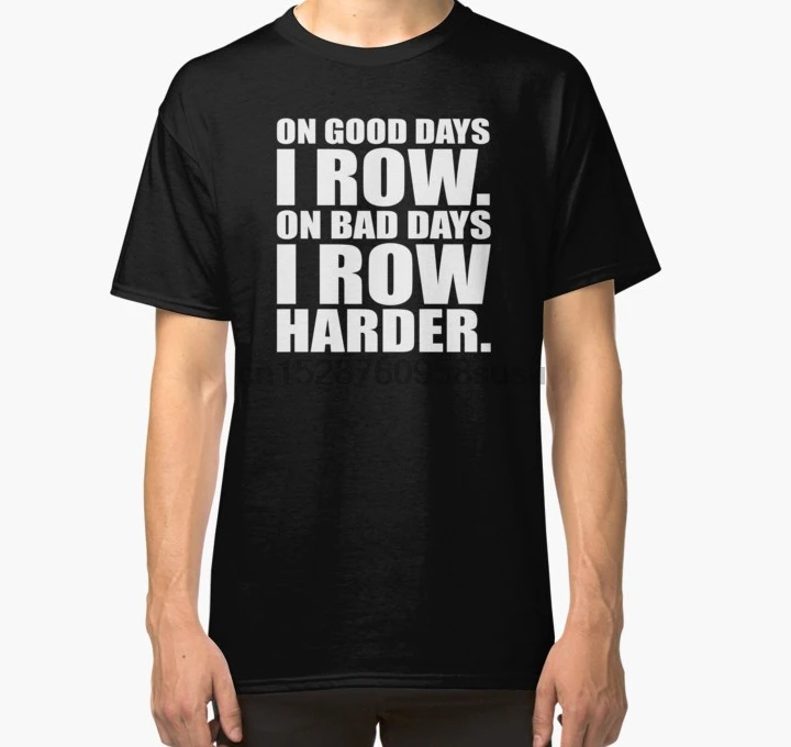 Мужская футболка в хорошие дни я рядую негодные больше ряду. Классическая с