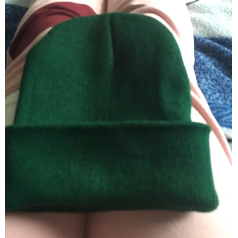 Зимние шапки для женщин новинка 2019 облегающие вязаная флуоресцентная шапка