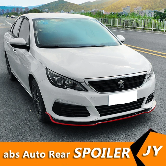 Для Peugeot 308 средства ухода за кожей комплект спойлер 2016 2018 для ABS задняя губа