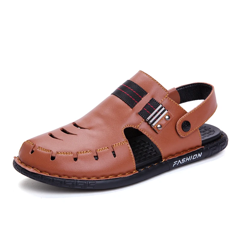 

cuero toe loop white sandale s casual roman de rubber slippers man em vietnam leather shoe on mens piel summer sandalias male