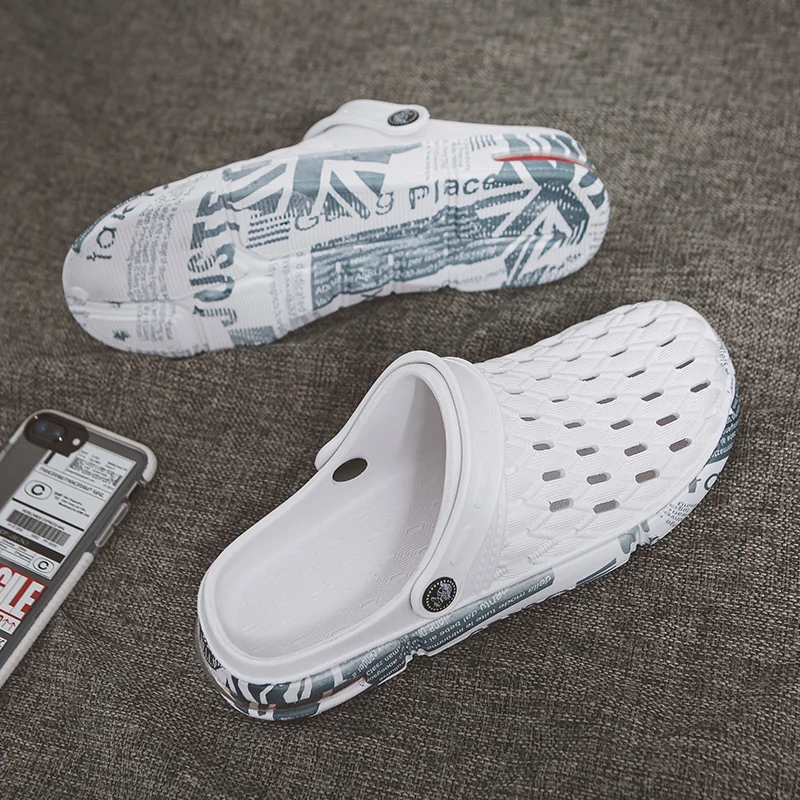 2020 летние сандалии для пляжных видов спорта женские и мужские слипоны тапочки