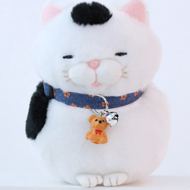 

1PCS Adjustable Cat Collar Cute Sweet Pendant Cute Fashion Safety Buckle Necklace Pet Dog Polyester With Bells Collar