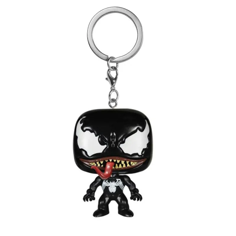Disney в штучной упаковке с героями комиксов Марвел игрушки Venom брелок фигурки аниме