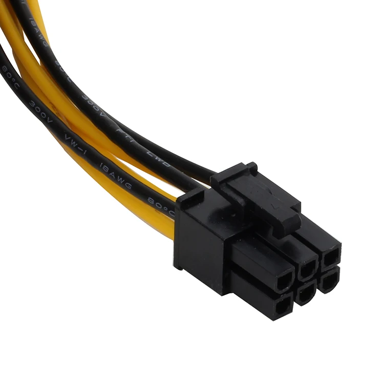 6 Pin Male to 8 PCI Express Power Adapter Cable for Graphics Video Card 6Pin 8Pin PCI-E | Компьютеры и офис