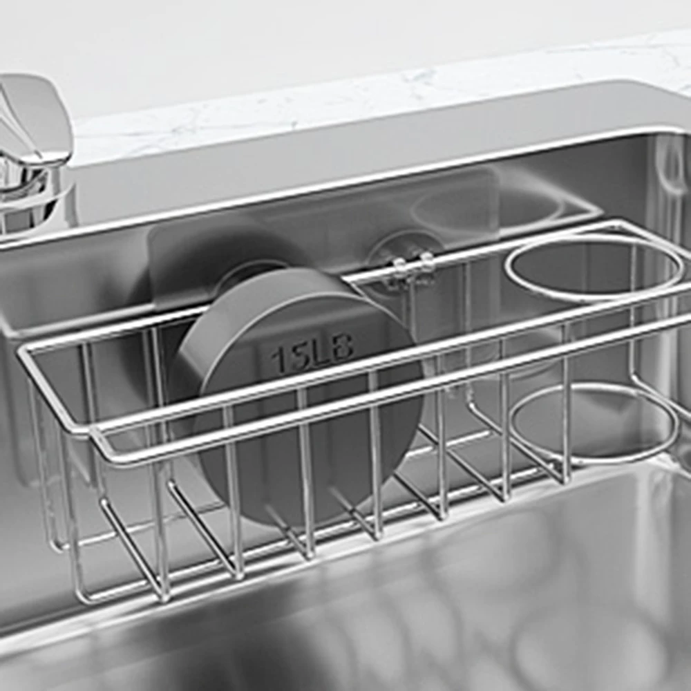 Самоклеящиеся губки для кухонной раковины стеллаж сушки Слива 304 аксессуары из