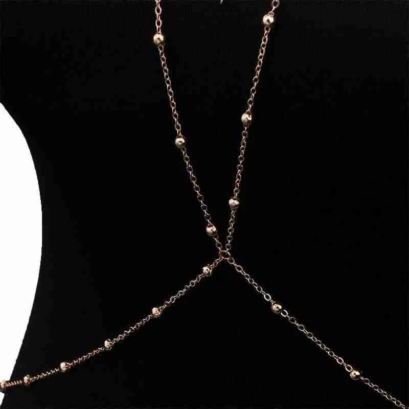 Модный сексуальный индивидуальный бюстгальтер бикини цепочка для тела Женская