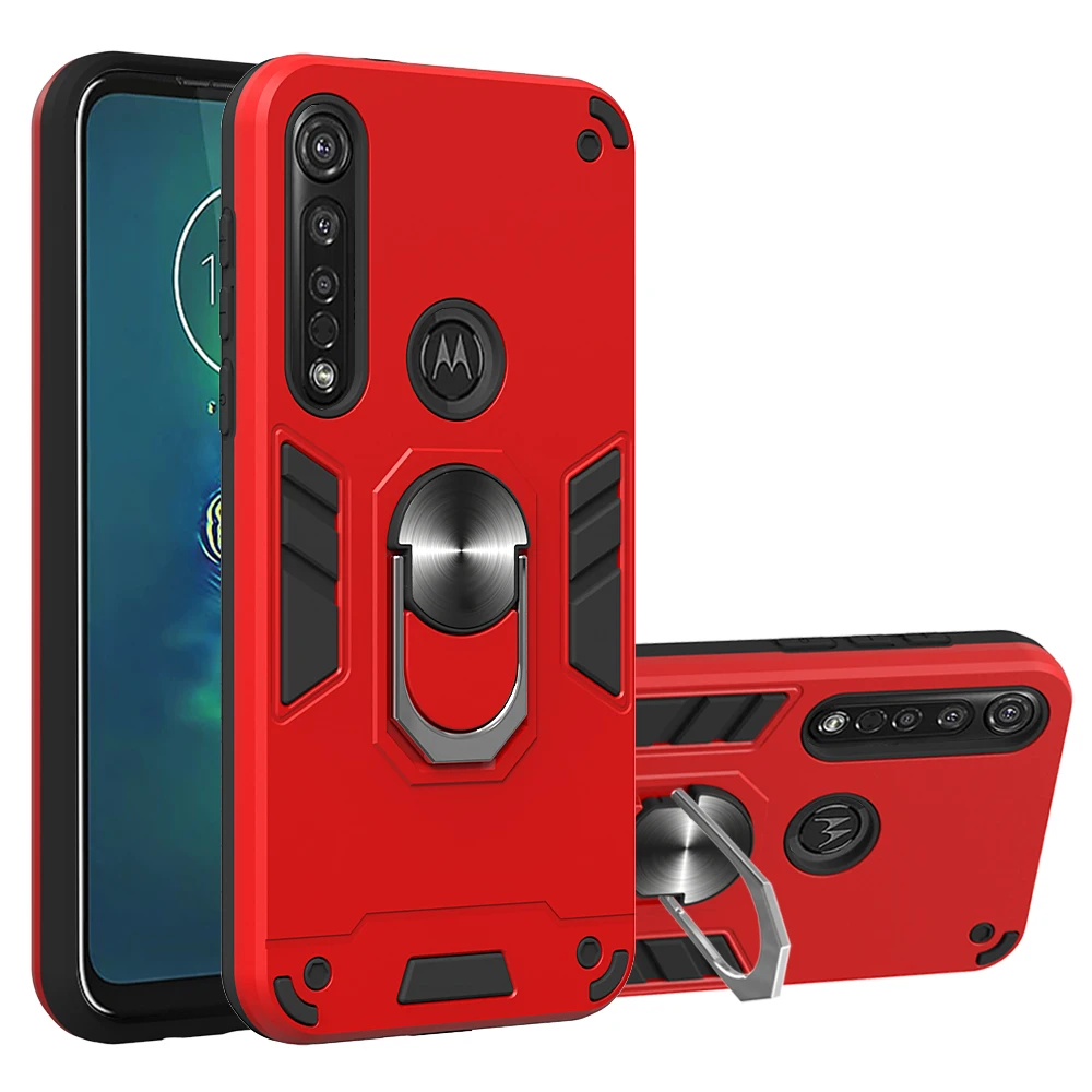 Для Motorola Moto One чехол для макросъемки усиленный Прочный с автомобильным кольцом