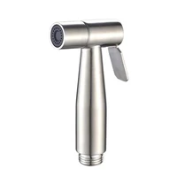 1pcs stainless steel hand held booster spray gun small shower water saving shower head bathroom facilities hardware accessories