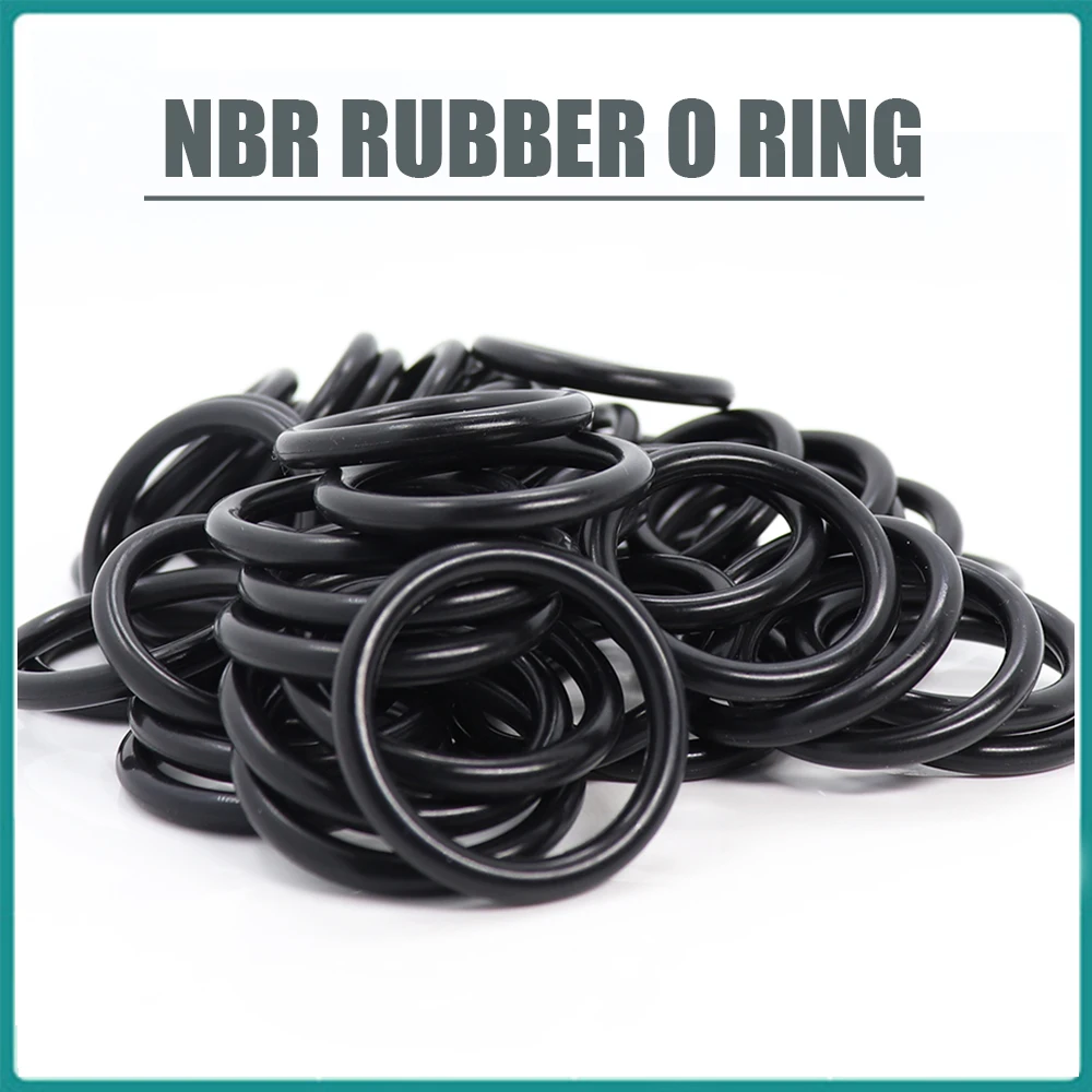 

CS5mm NBR Rubber O RING OD 110/115/120/125/130/135/140*5 mm 20PCS O-Ring Nitrile Gasket seal Thickness 5mm ORing