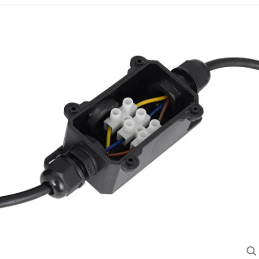 

IP68 2/3/4/5/6 Way Waterproof Junction Box Electrical Enclosure Cable Connecting Terminal Block Plastic Connection Box