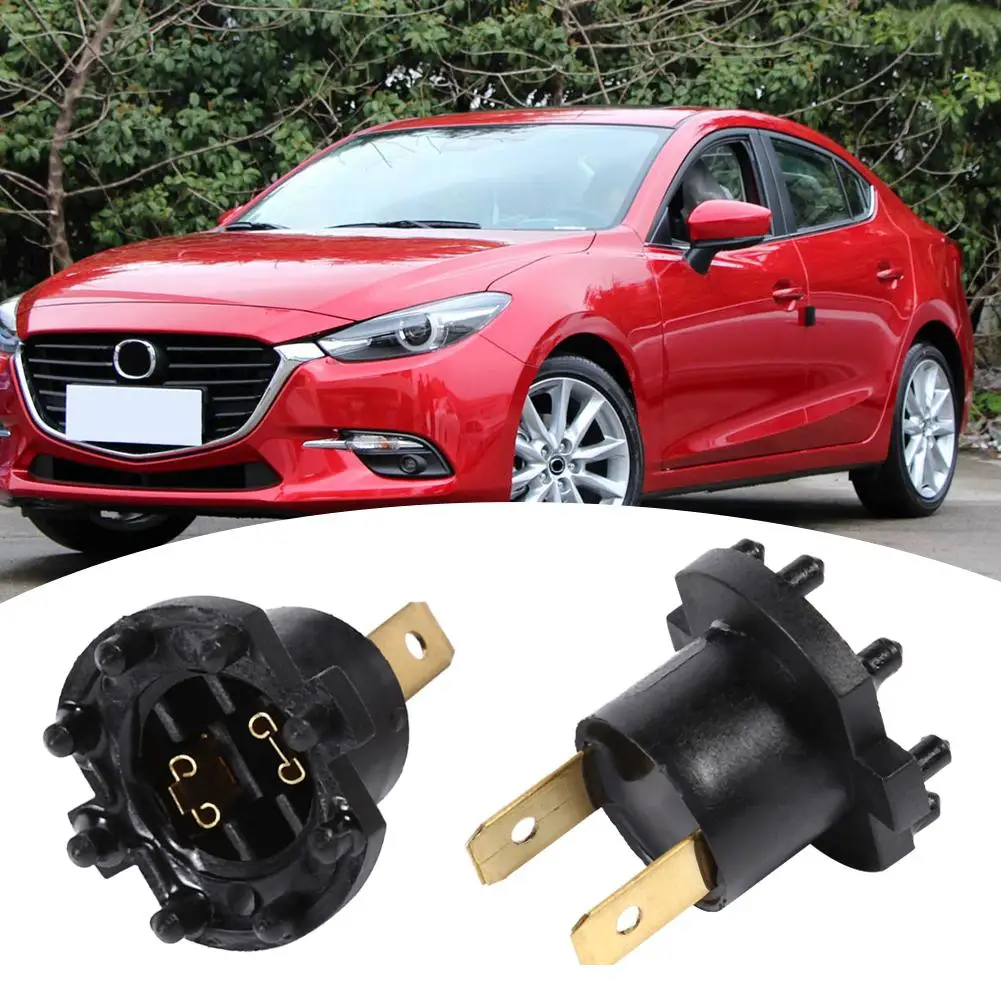 

2pcs Headlight Socket Headlamp Bulb Holder B28V-51-0A3 for Aprilia SL1000 Falco Oe Number b28v510a3 Black Appearance