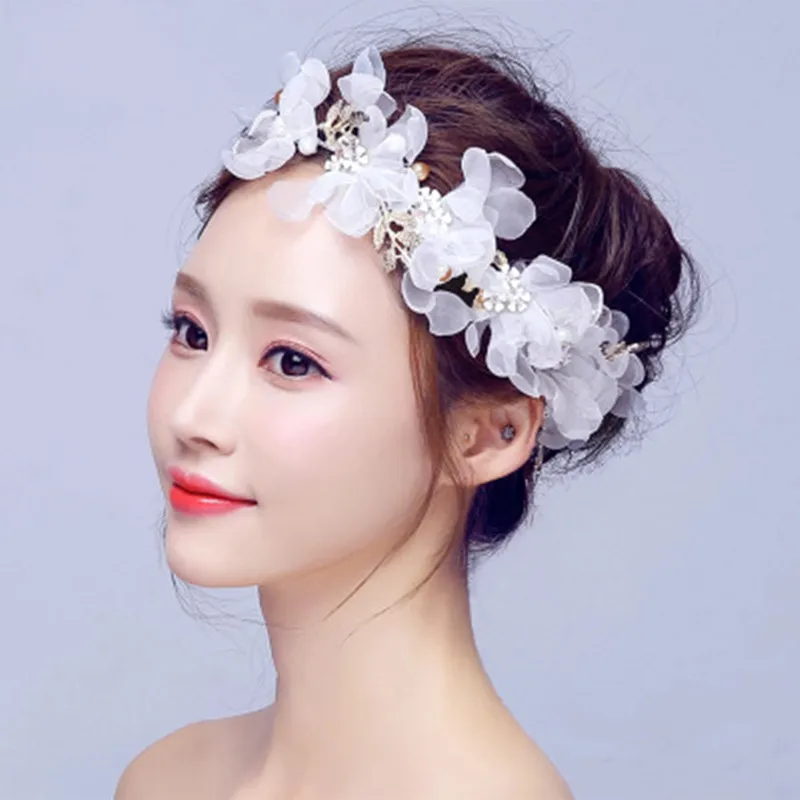 Новинка 2020 барокко золотой лист свадебный головной убор жемчужный кристалл