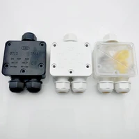 3 way plastic waterproof external electrical junction box wire connector ip68 junction cable box for outdoor external wiring