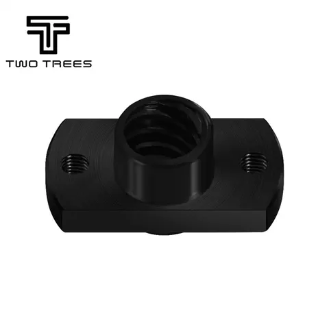 3D-принтер T8, винтовая фрезерная гайка, латунный провод t8x8 мм, 8 мм, для модернизированного Ender 3 CR-10, свинцовый винт для 3D-принтера T8, свинцовая гайка