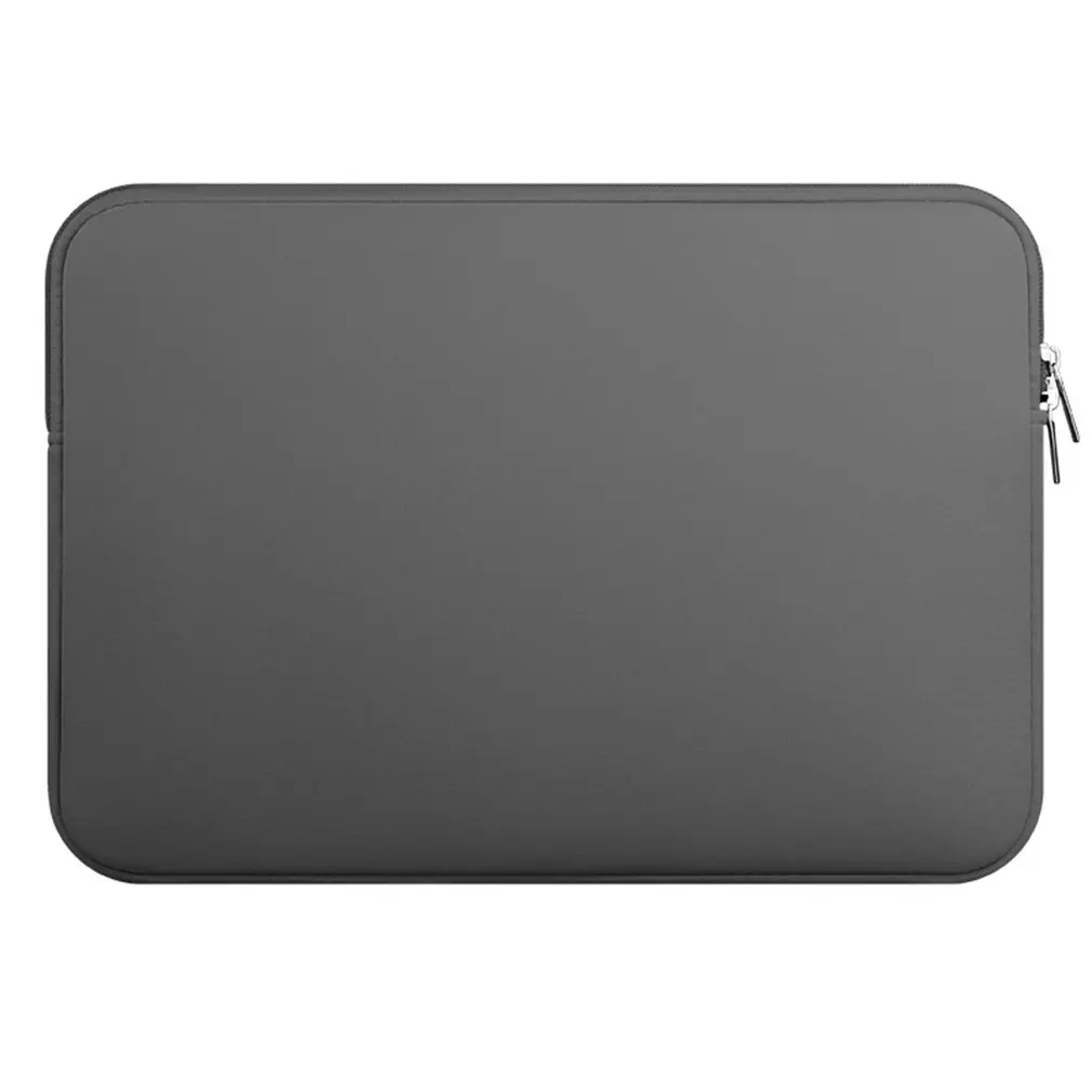 grey Мягкая сумка для ноутбука для Macbook air Pro retina 11 13 14 15 чехол для xiaomi Dell lenovo ноутбук - Цвет: grey
