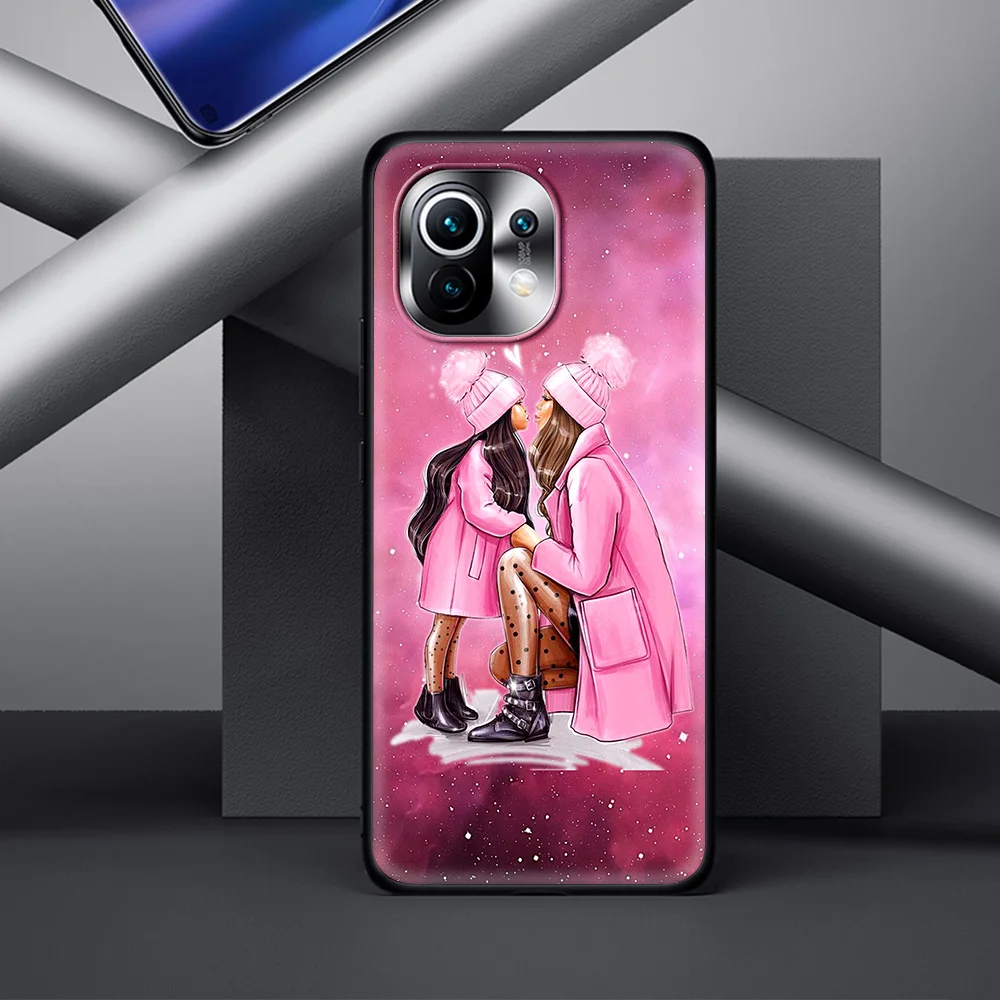 

Baby Mom Luxury Soft TPU Cover for Xiaomi Mi 10S Poco X3 NFC 9T 10T 10 Note 10 Pro Lite CC9 CC9E Phone Case Shell