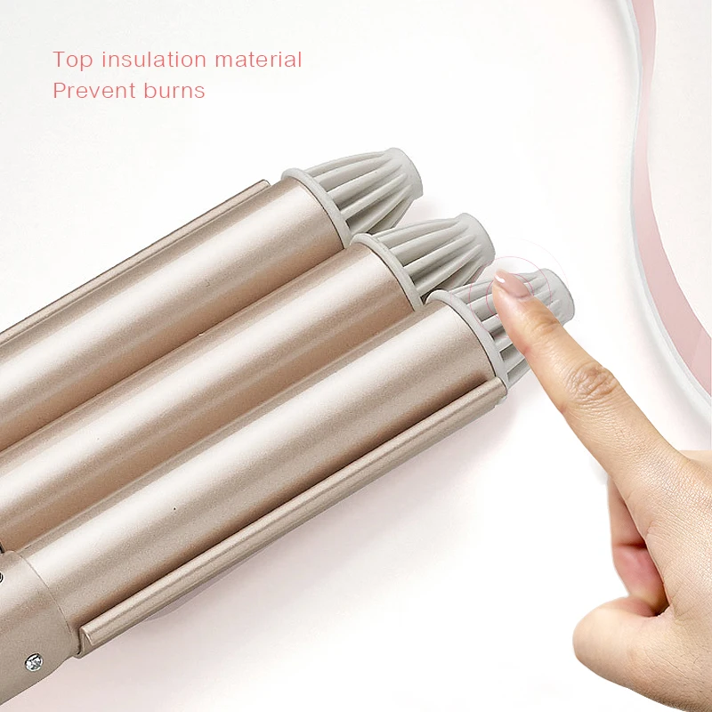 

Kemei Professional Hair Curler Electric Curling Iron Wave Hair Styling Ceramic Straightener Barrel Perm Rollers Hairstyles Tools