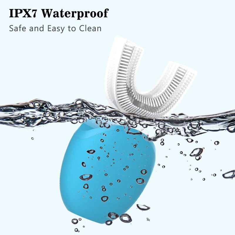 Ультразвуковая электрическая зубная щетка силиконовая автоматическая