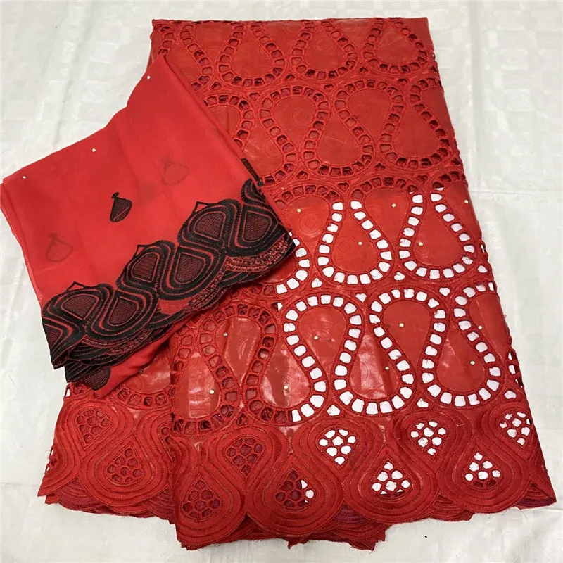 

african bazin riche lace fabric 2020 high quality embroidery African guinea brocade with guipure lace Nigerian Dress Material