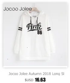 Jocoo Jolee Женская мода неоновые зеленые толстовки Осенние с буквенным принтом Harajuku Светоотражающие толстовки негабаритные Свободные толстовки