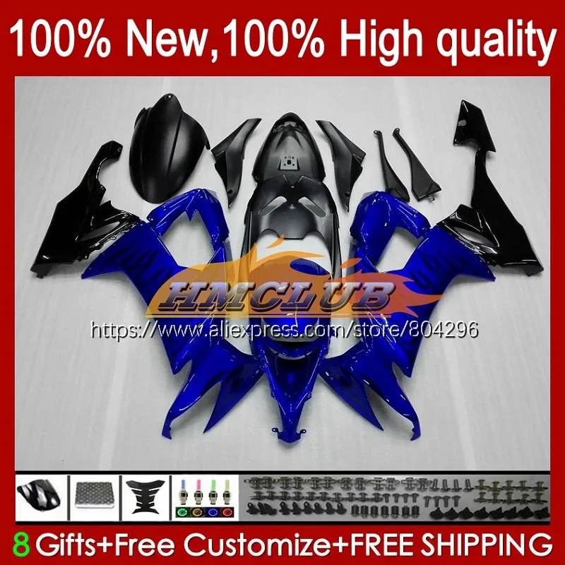 Корпус для KAWASAKI NINJA ZX1000C ZX 10R 1000CC черное пламя 2008 2009 2010 86No.21 ZX1000 10 R ZX10R 08 09