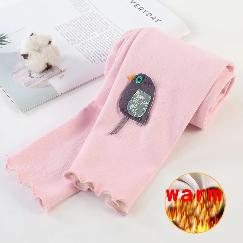 Леггинсы флисовые для девочек утепленные штаны теплые брюки подростковые