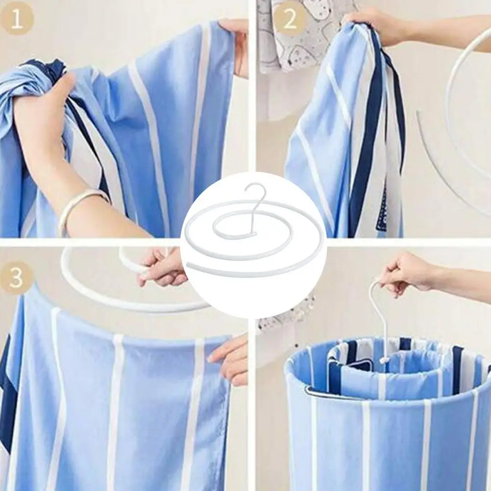 Сушильная стойка спиральная вешалка вращающаяся для хранения одеяла сушки