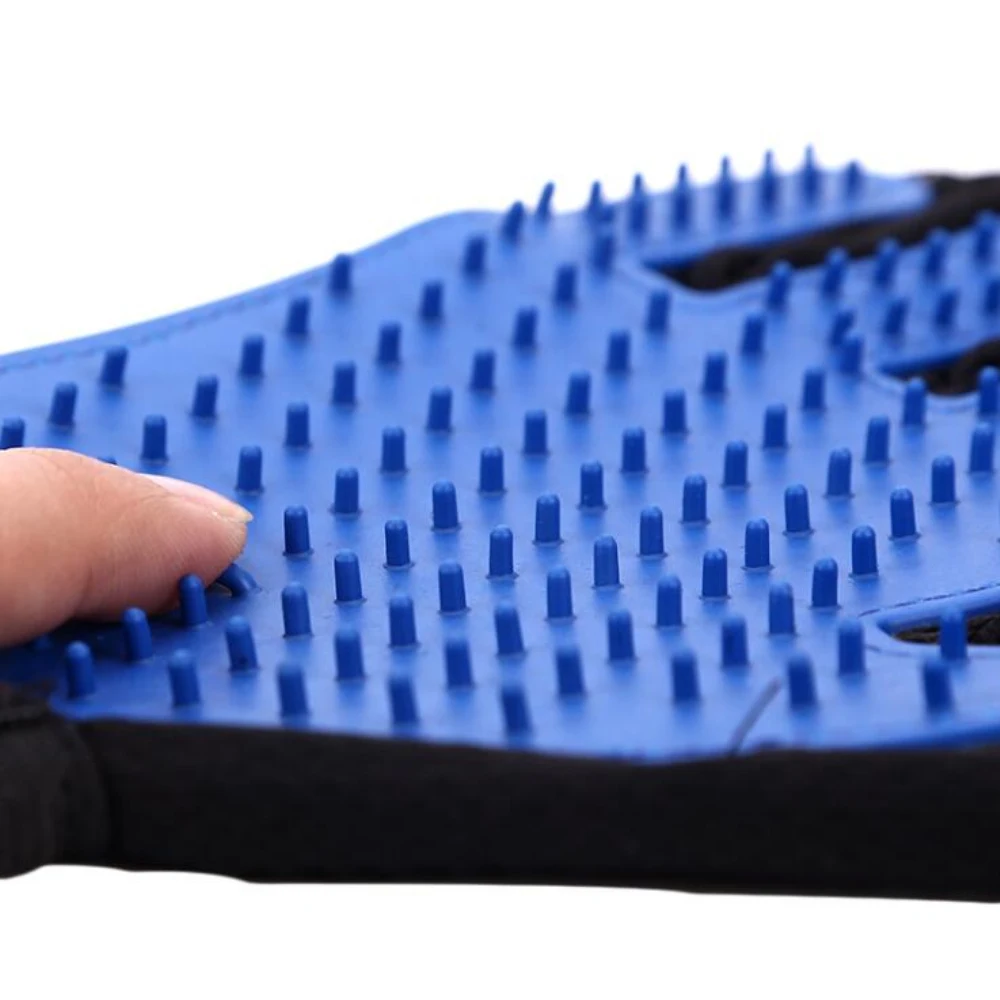 

Dog pet grooming gloves, used for cat wool gloves, pet hair removal brush, comb gloves, used for pet dog cleaning and massage gl