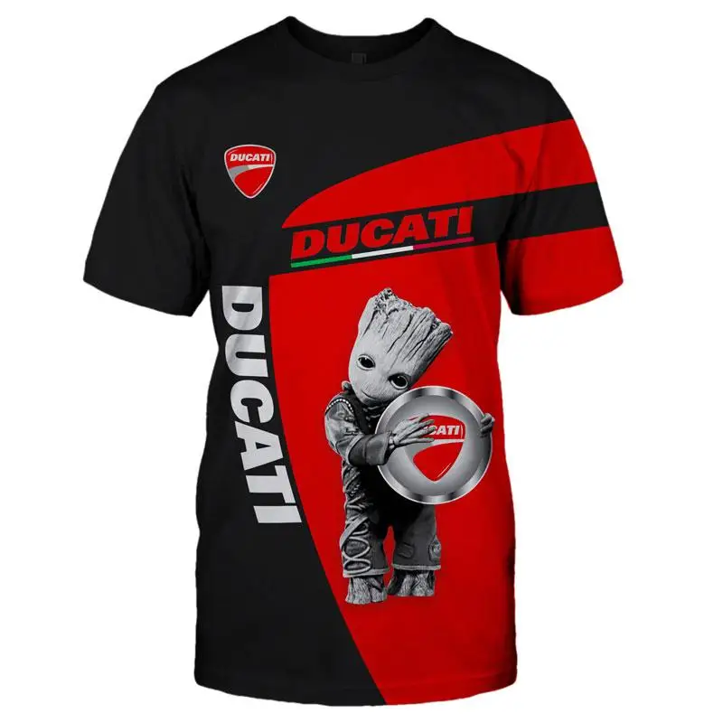 Футболка Ducati Kawasaki с коротким рукавом и логотипом мотоцикла одежда для езды на