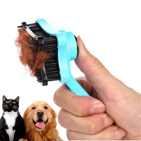 silicone multi purpose pet comb dog cat brush hair fur shedding trimmer grooming rake professional removal comb pet dog combs