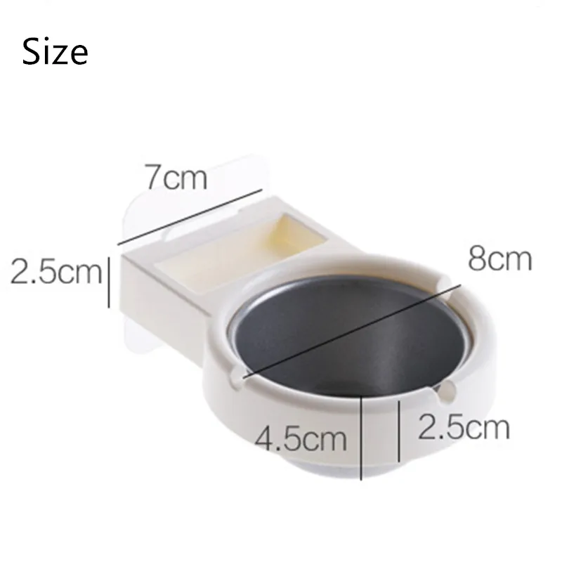 Пепельница из нержавеющей стали для ванной комнаты настенная пепельница мусора