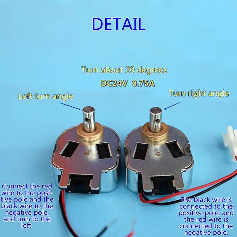 Небольшой электромагнит 1 шт. 24 В постоянного тока миниатюрный микро-вращающийся