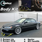 Дефлектор для губ Lexus ES 300, 350, 240, 250, 330 h, TOYOTA Windom Vista, юбка переднего спойлера, комплект кузова, полоса