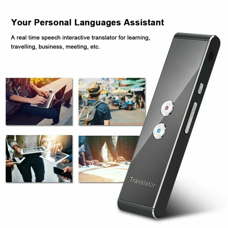 

T8 Real Time Instant Voice Photography Translator 44 National Languages Portable Wireless Smart Translator Two-Way APP