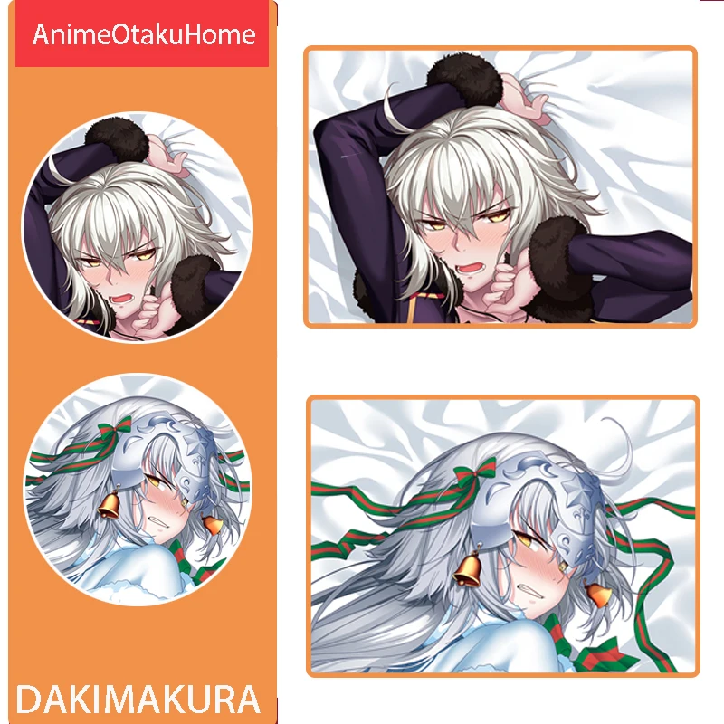 

Anime Fate Jeanne d'Arc Alter Minamoto no Raikou Miyamoto Musashi Pillow Cover Hug Body Pillowcase Otaku Bedding Dakimakura Gift