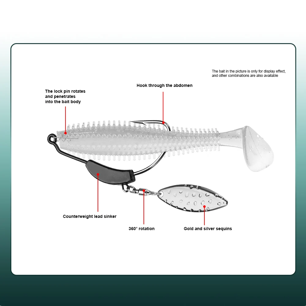 Рыбы Король 2-9g с высоким содержанием углерода Сталь кривошипно крюк